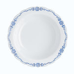 5 Oz. White / Navy Victorian Design Bowls | 20 Count