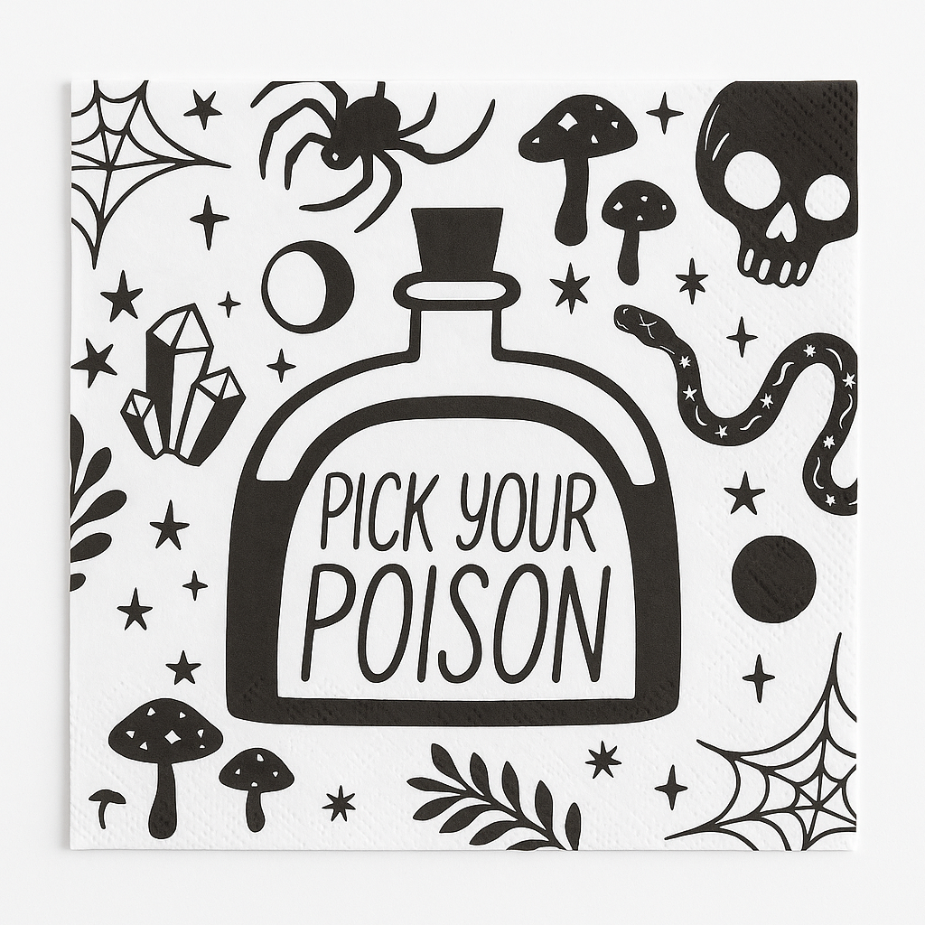 Spellbound Halloween Beverage Napkins