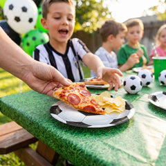 Soccer Ball Paper Dinner Plates - 10.5" Round, 20-Pack