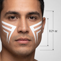 White Face Paint Makeup with Applicator - 0.21 Oz.