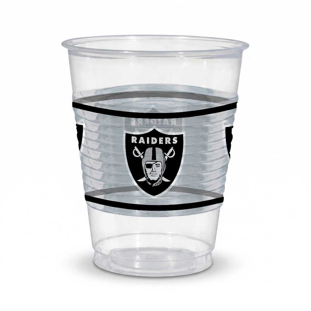 Las Vegas Raiders 16oz Plastic Cups