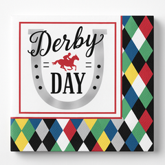 Harlequin Derby Day Lunch Napkins - 16 Pack