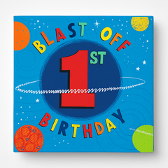 Blast Off 1st Birthday Lunch Napkins