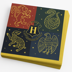 Harry Potter Hogwarts House Lunch Napkins - 16 Pack