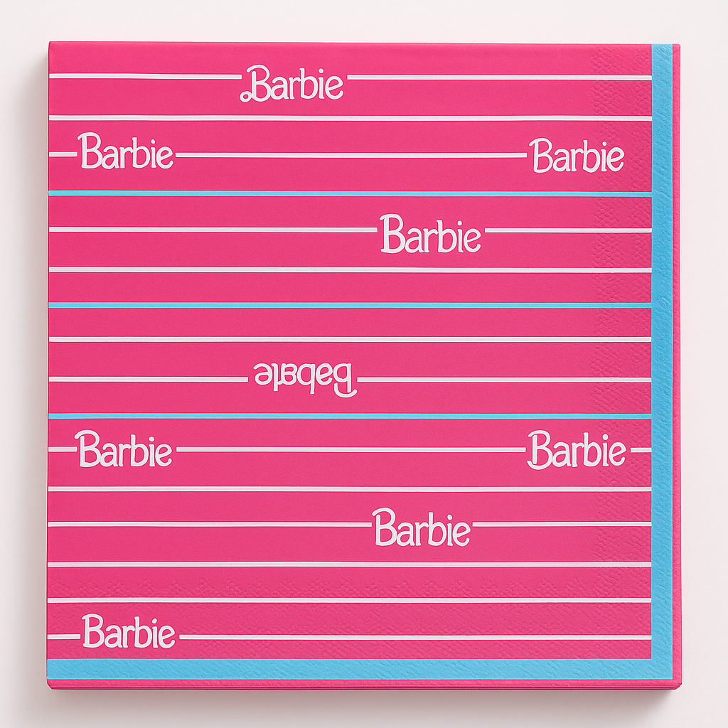 Barbie Dream Party Pink Lunch Napkins - 16 Pack