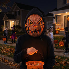 LED Glowing Jack O'Lantern Halloween Mask