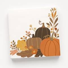 Golden Autumn Harvest Luncheon Napkins