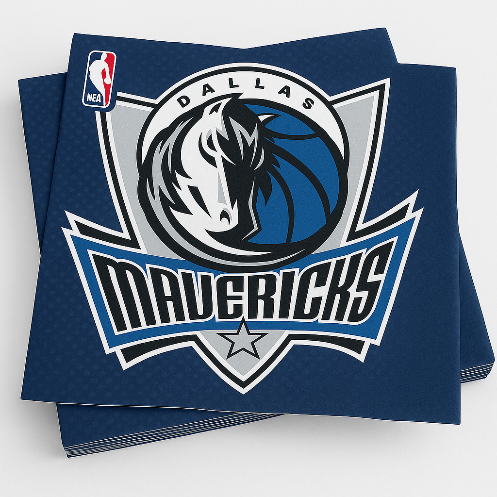 Dallas Mavericks NBA Lunch Napkins, 16-Pack