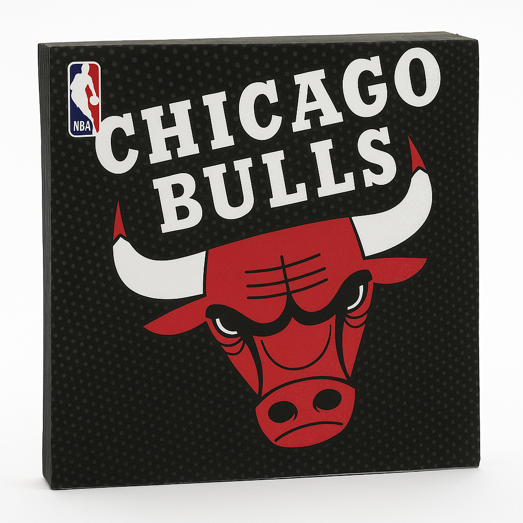 Chicago Bulls Luncheon Napkins - 16 Pack