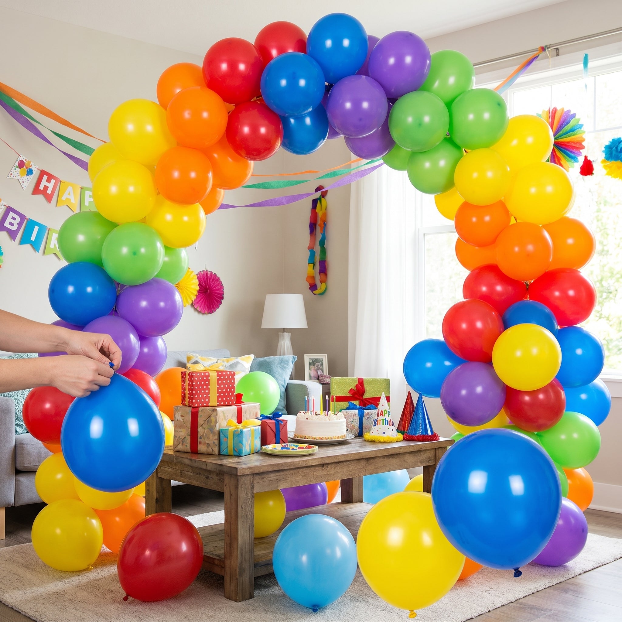 12" Assorted Latex Balloons - Pack of 15