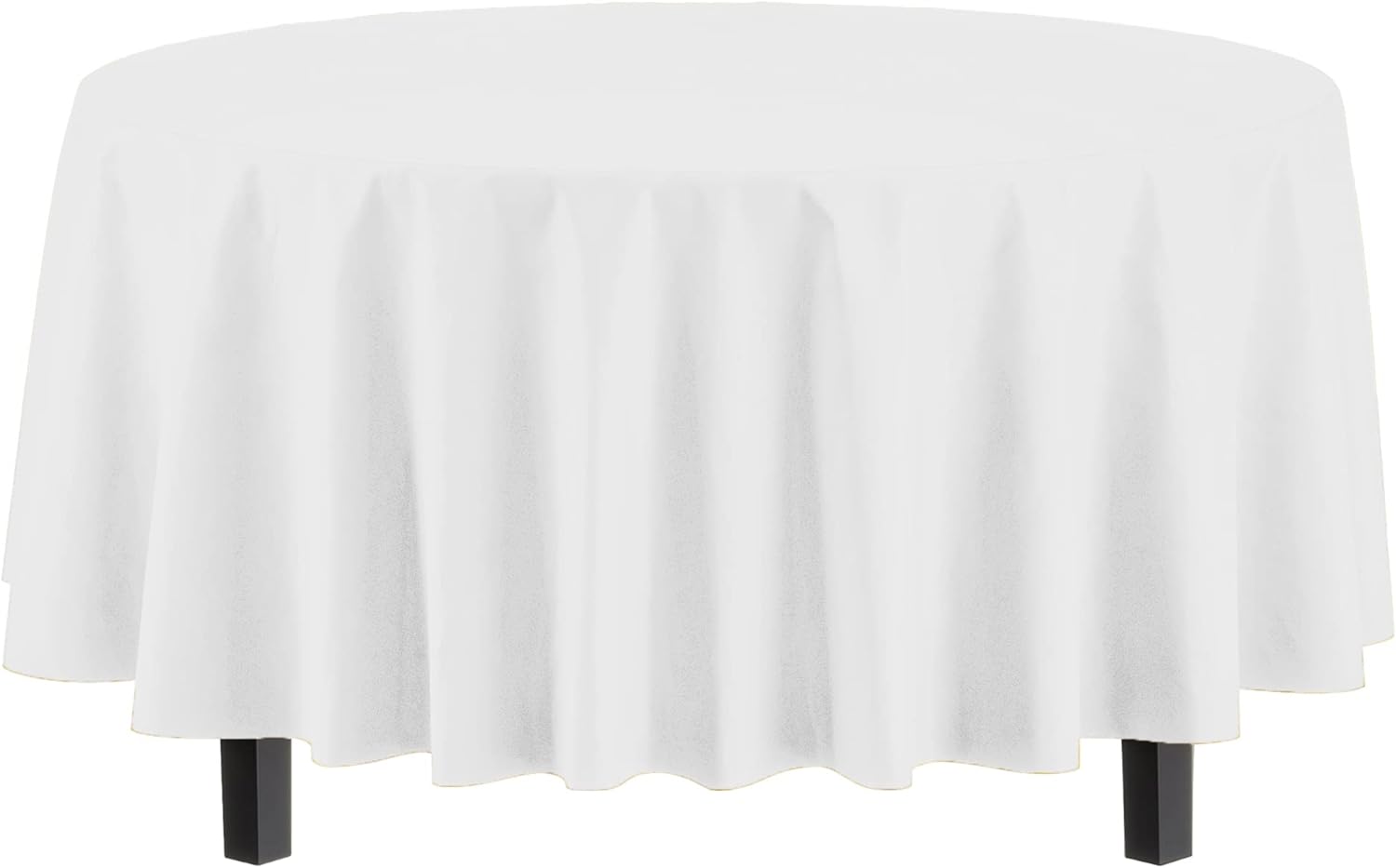 Round White Table Cover