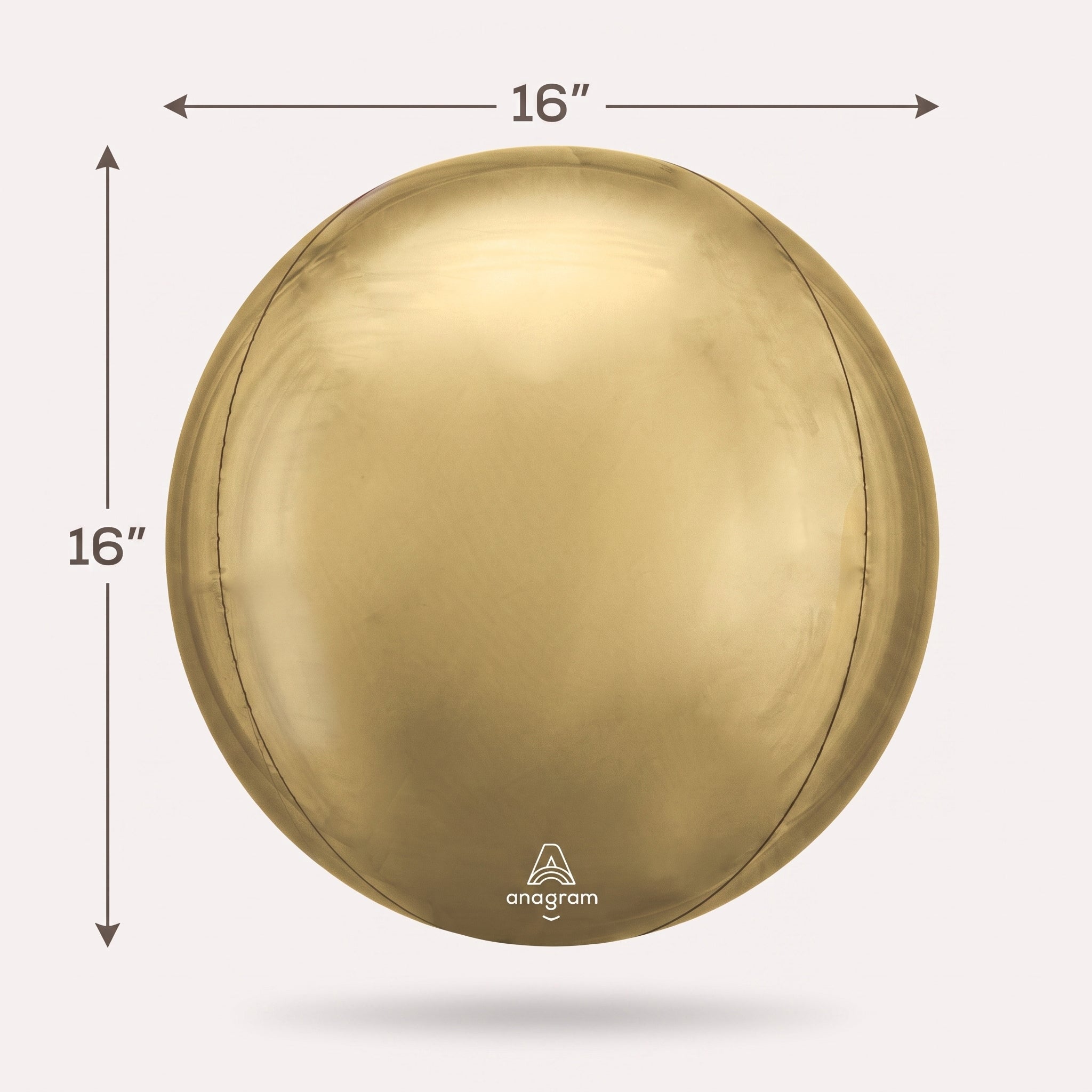 Gold Geometric Foil Mylar Balloon