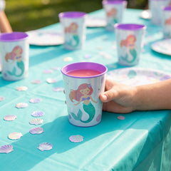 Shimmering Mermaids Reusable Favor Cup, 16 oz