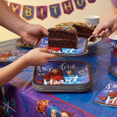 Disney Descendants 4 Square Paper Plates, 9-Inch, 8-Pack
