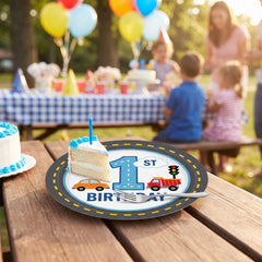 On The Road 1st Birthday 8.5" Plates