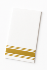 Elegant Gold Airlaid Buffet Napkins - 40 Pack