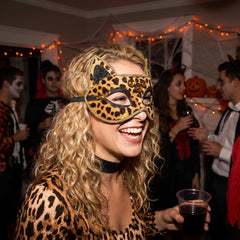 Fierce Cheetah Halloween Party Mask