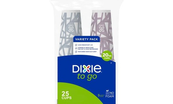 Dixie To Go 20 Oz. Cups 1 Bag Of 25 Count