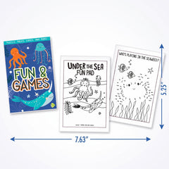 Under the Sea Fun Pads - 8-Pack Stationery Favors for Kids