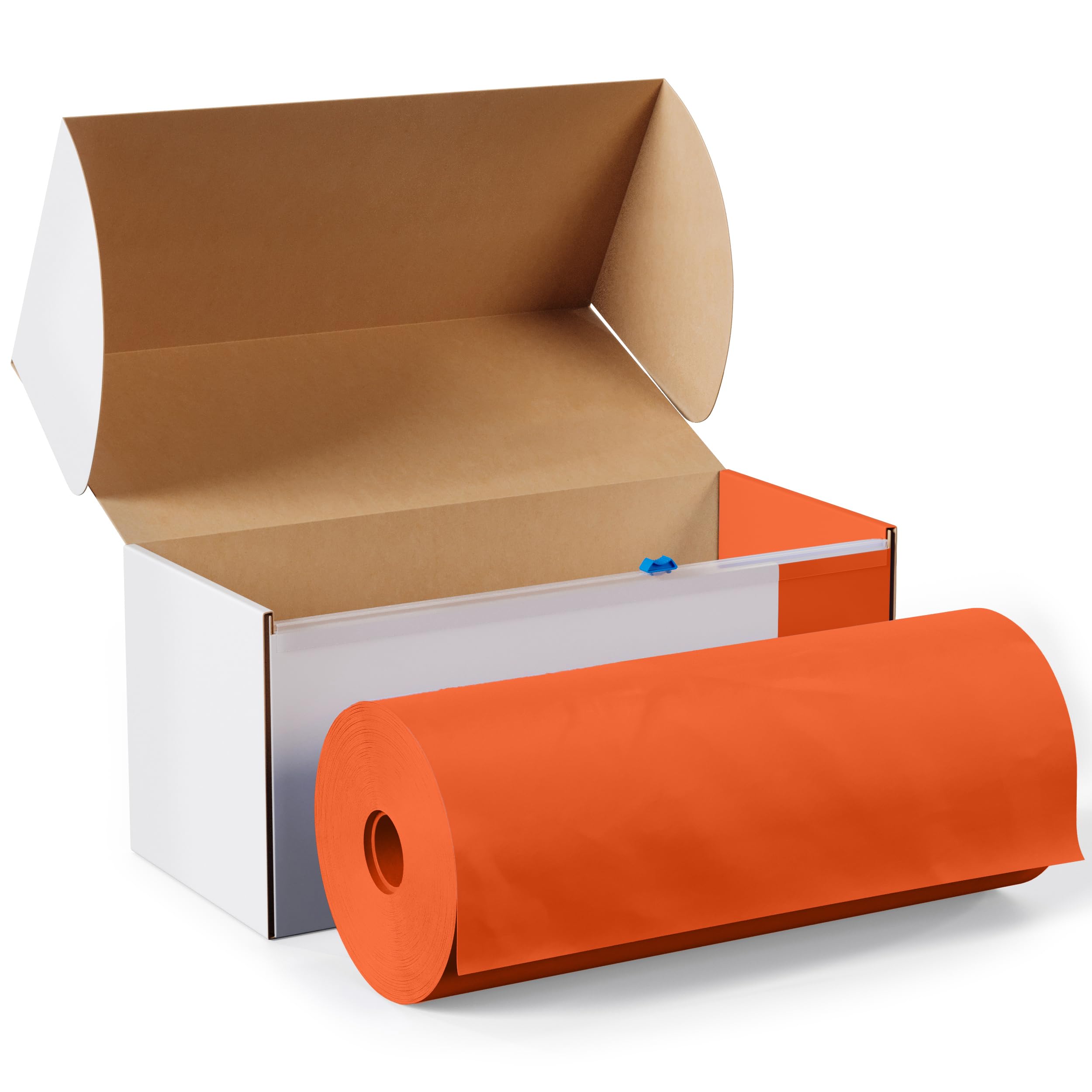 54 In. x 100 Ft. Cut To Size Table Roll  | Orange | Case of 6