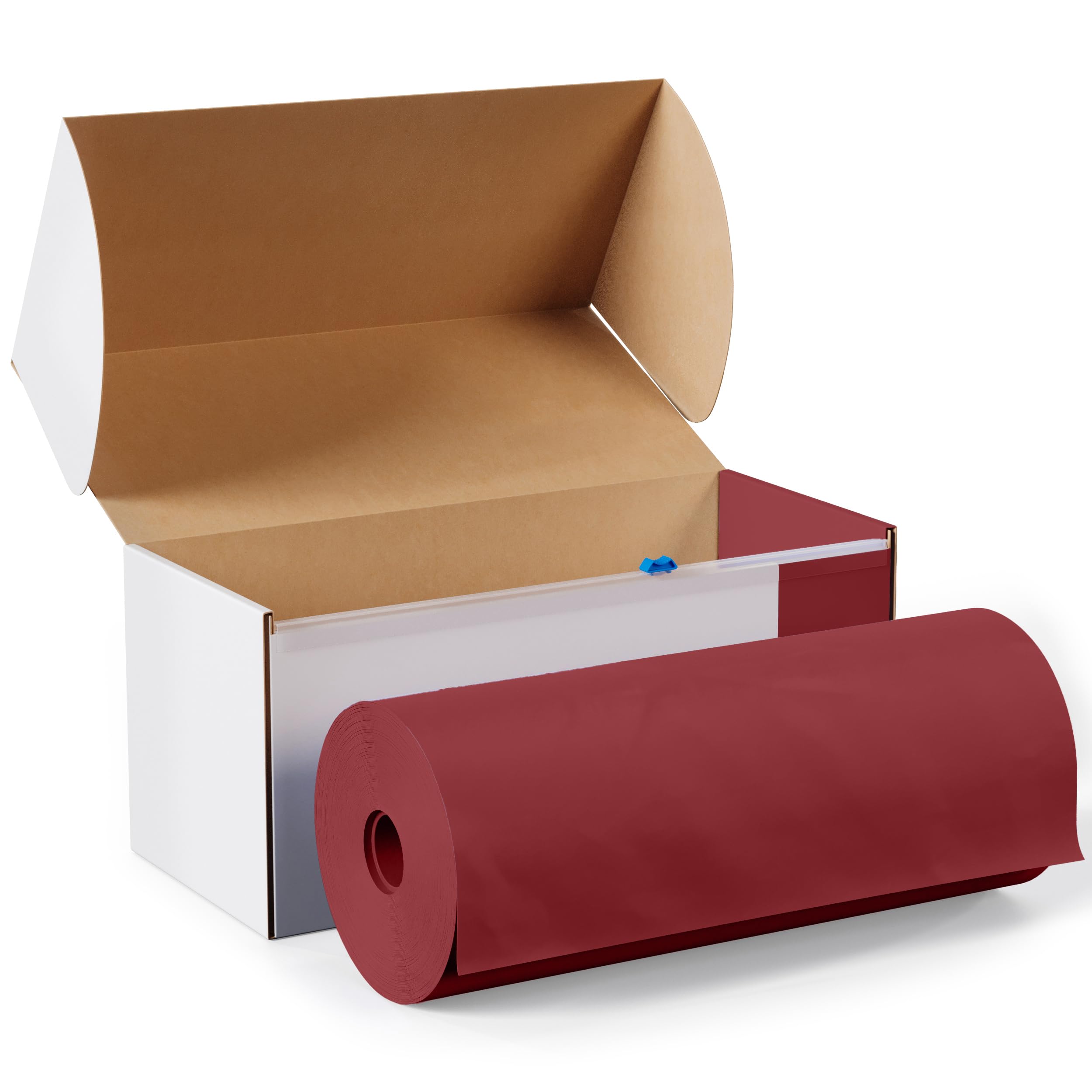 54 In. x 300 Ft. Cut To Size Table Roll | Burgundy