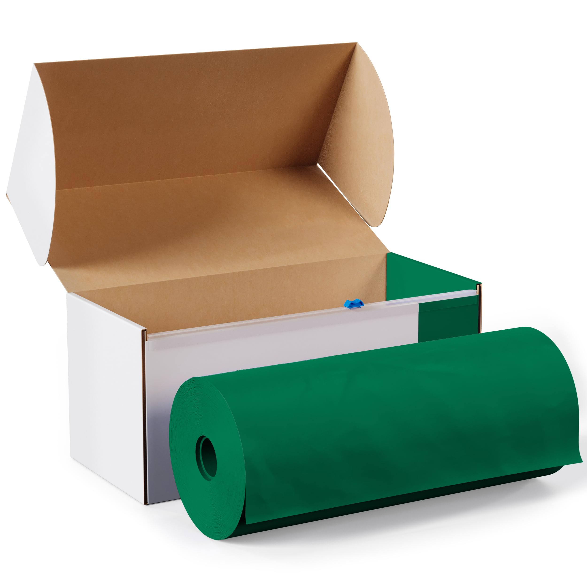 54 In. x 300 Ft. Cut To Size Table Roll  | Emerald Green | Case of 4