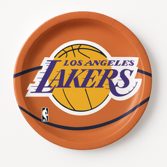 Los Angeles Lakers 7" Dessert Plates - 8 Pack