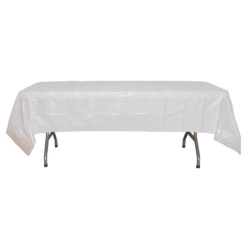 54 In. x 108 In. Clear Plastic Table Cover