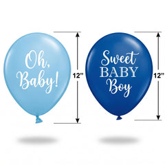 "Baby In Bloom" Latex Balloons - 15 Pack