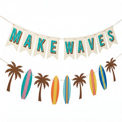 Beach Life "Make Waves" Summer Banners, 10-ft, 2-Pack