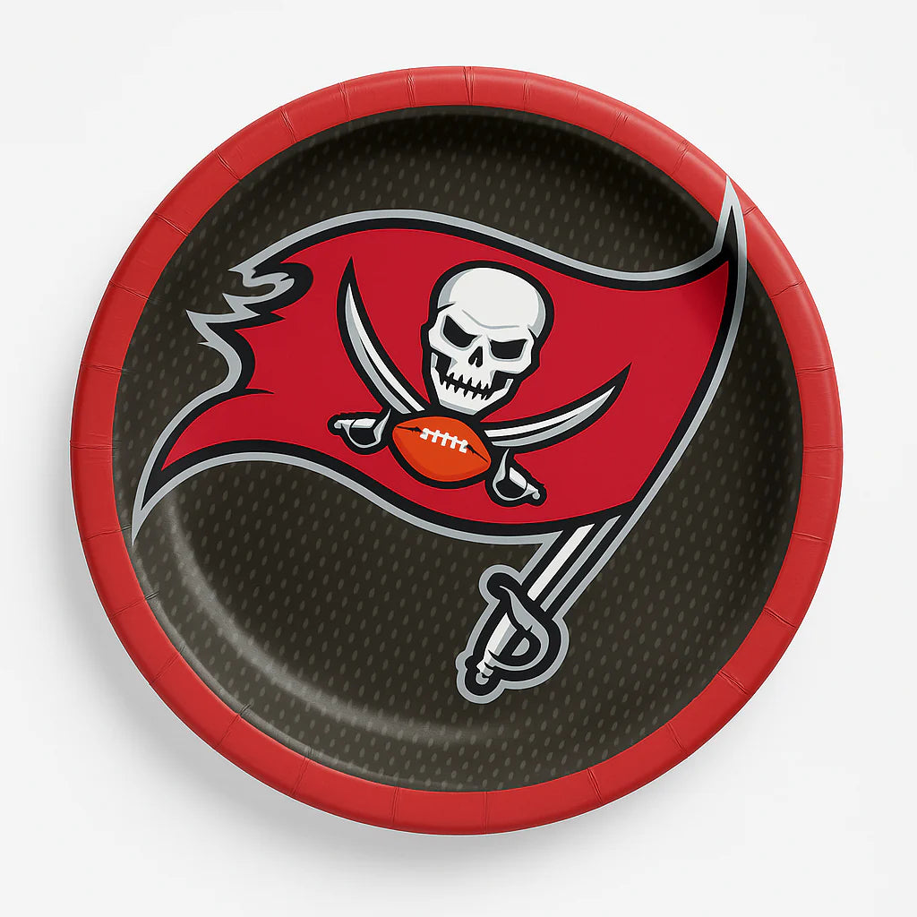 NFL Tampa Bay Buccaneers 7" Round Paper Plates