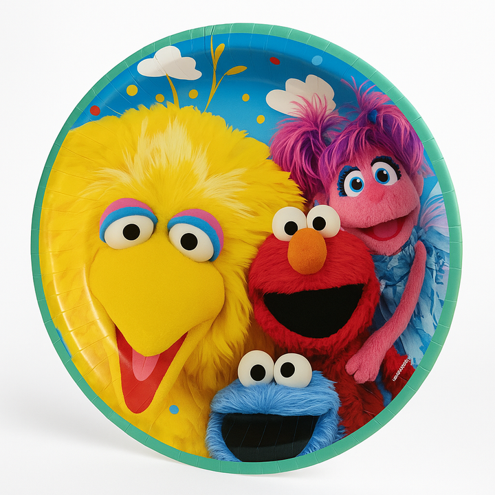 Sesame Street Compostable Tableware
