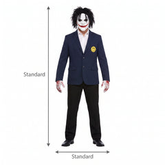 Men's Creepy Painter Costume with Jacket, Gloves, and Mask - Halloween Special