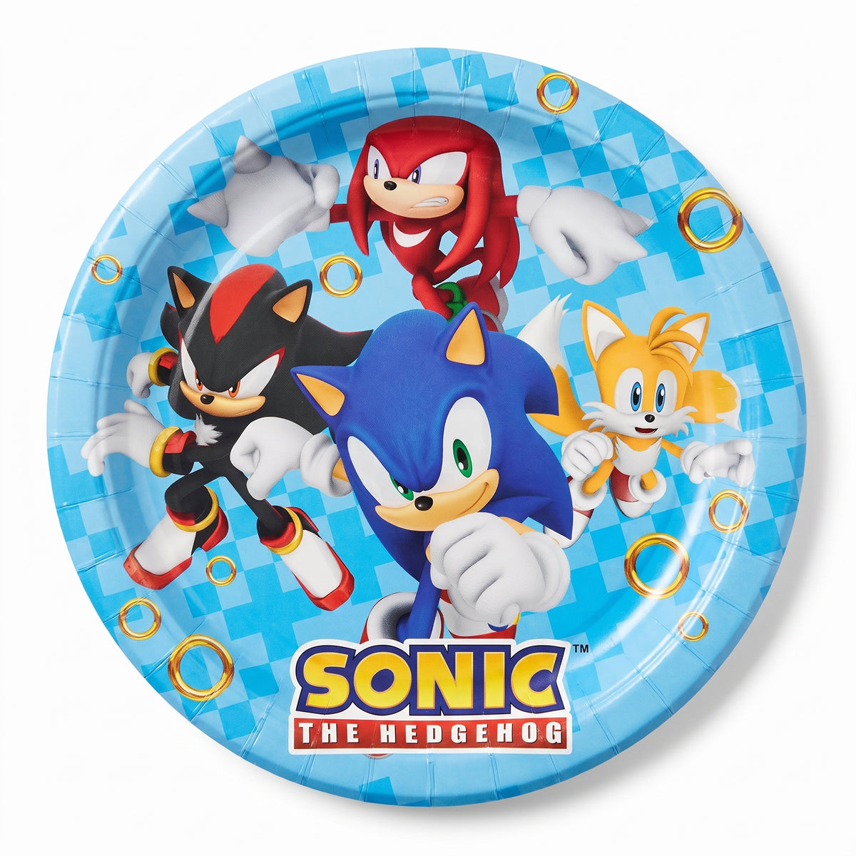 Sonic the Hedgehog 9" Round Party Plates