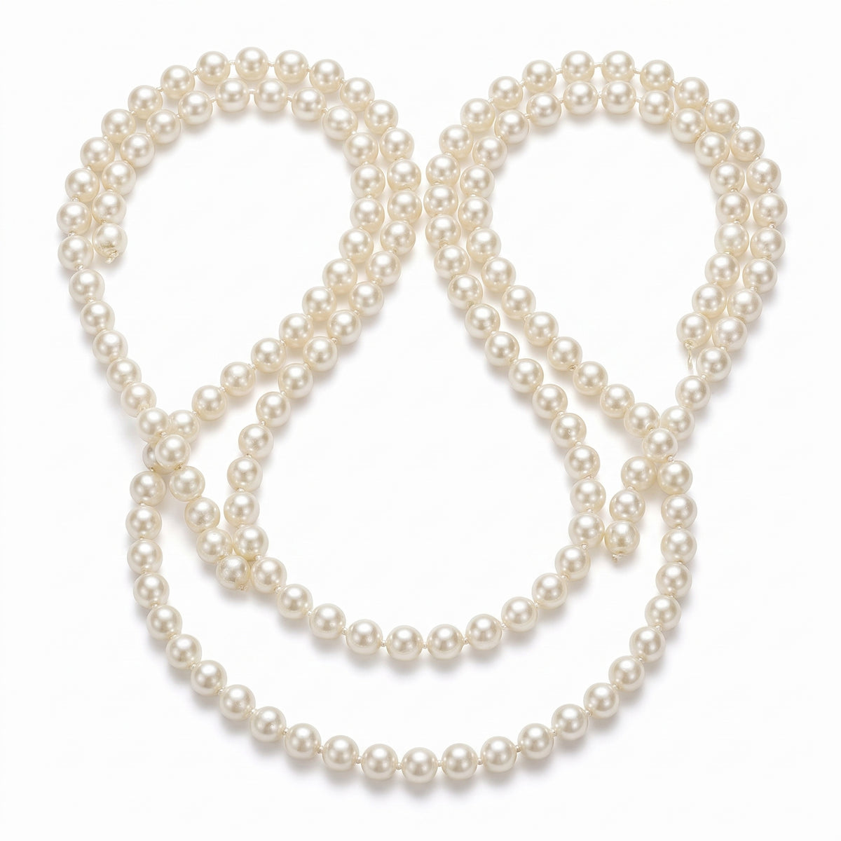1920s Faux Pearl Necklace Choker - Costume Jewelry Accessory