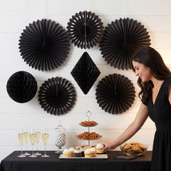 Elegant Black Paper Decorating Kit