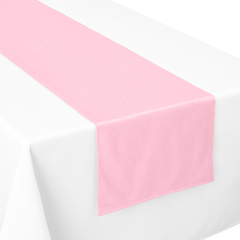 Pretty Pastels Pink Sequin Fabric Table Runner