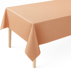 Elegant Rose Gold Fabric Table Cover - 60" x 104"