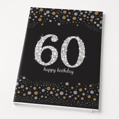 Sparkling Celebration Plastic Birthday Table Cover