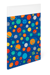 Blast Off Solar System Plastic Table Cover for Baby's First Birthday