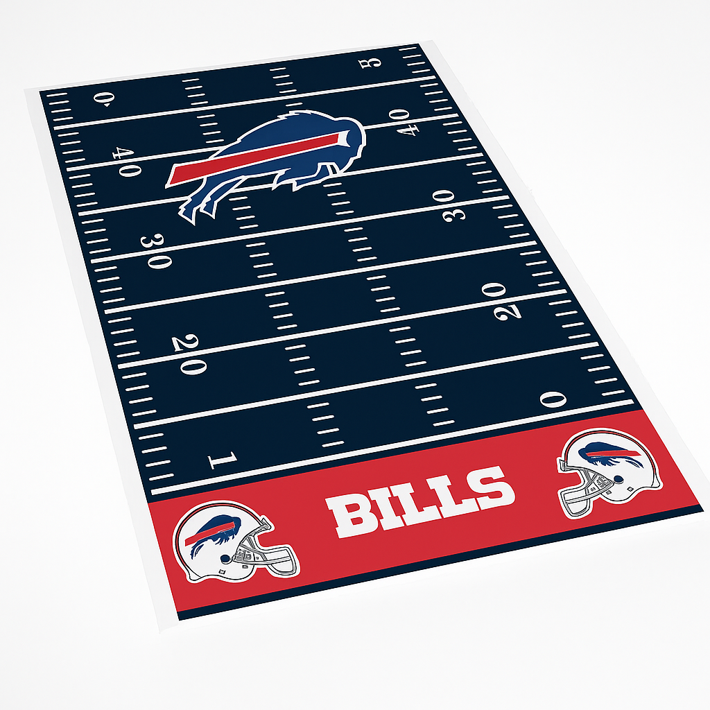 Buffalo Bills All-Over Print Plastic Table Cover