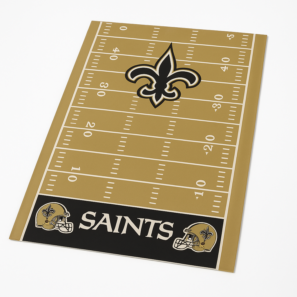 New Orleans Saints Plastic Table Cover - NFL Party Essential