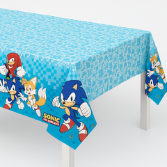 Sonic the Hedgehog Plastic Table Cover for Kids' Birthday Party