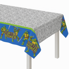 Teenage Mutant Ninja Turtles "Turtle Power" Plastic Table Cover, 54x96 inches