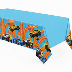Hot Wheels Plastic Table Cover - Race Car Birthday Party