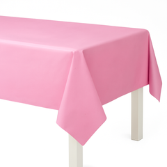 New Pink Flannel Back Table Cover