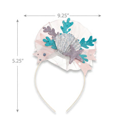 Shimmering Mermaid Seashell Deluxe Headband
