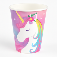 Enchanted Unicorn 9 oz Paper Cups - 8 Pack