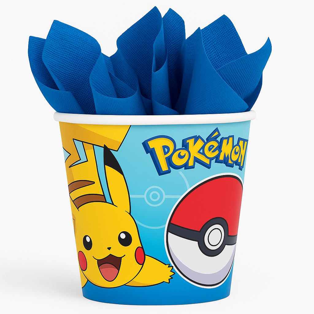 Pokemon Core Party Paper Cups - 9 oz, 8 Pack