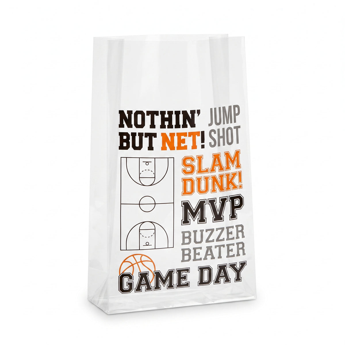 "Nothin' But Net" Large Basketball Party Bags